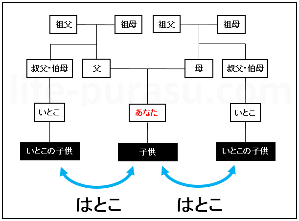 はとこの意味がパッと分かる！家系図と｢サザエさん一家｣で一目瞭然